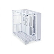LIAN LI O11 Vision White Aluminum / Steel / Tempered Glass ATX Mid Tower Computer Case ----- O11VW