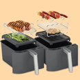 thumbnail image 3 of Ensemble de Grille pour Friteuse à Air Chaud 2 Pcs avec Grille StickAir Friteuse Grille Vapeur, 3 of 10