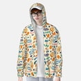 thumbnail image 2 of Disketp Peanuts 8 pour Hommes Protection Solaire Chandail à Capuchon Performance Manches Longues Pêche Extérieur Léger-TG, 2 of 7