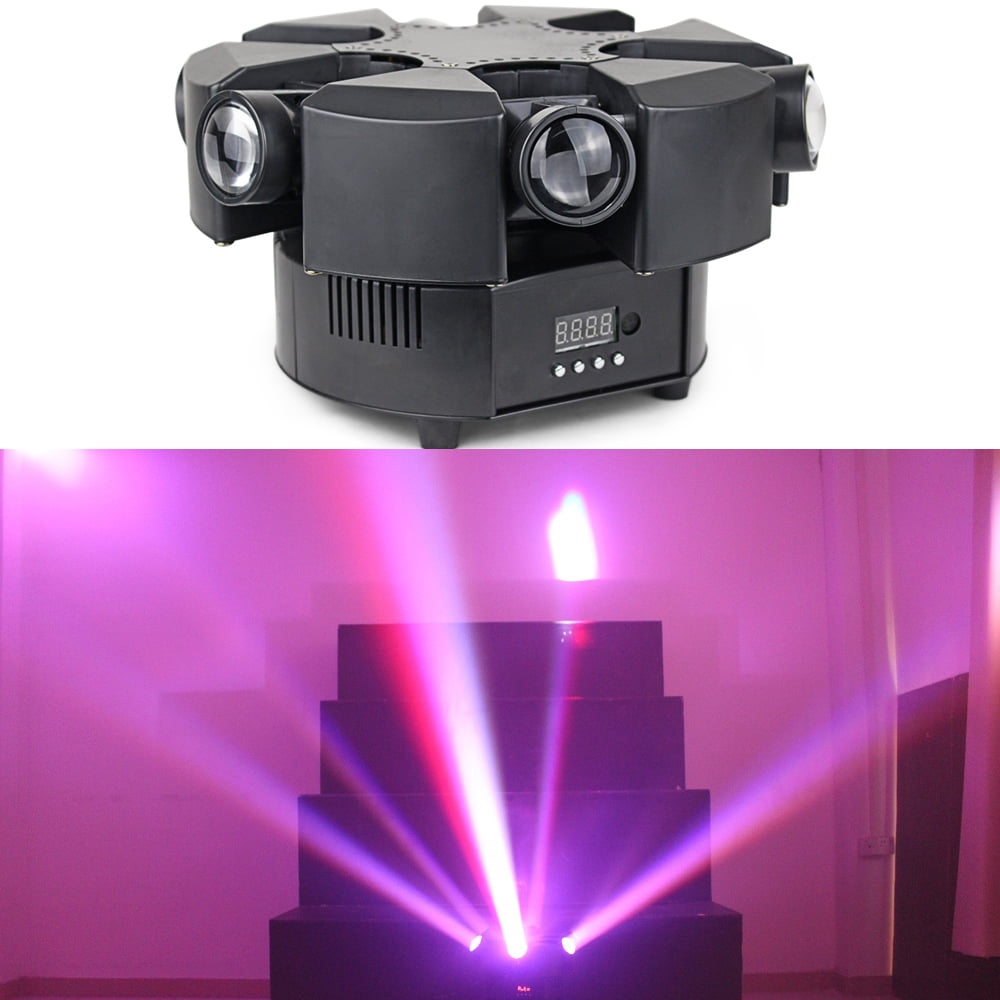 6 Head Smart Beam Moving Head Light RGBW 6X10W DMX Stage Lighting Music Party Disco Dj Led Professional Light 1pcs/pack