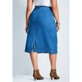 thumbnail image 2 of Avenue Women's Plus Size Taylah Denim Skirt, 2 of 2