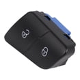 thumbnail image 1 of 3C0962125B, Comfortable Black Blue Anti Wear Door Lock Switch Central Door Lock Button  Replacement For B6 3C 2006-2011 LHD For Auto, 1 of 8