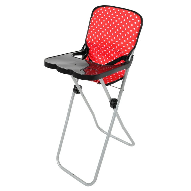 KAKOWELY Trona de juguete para muñeca bebé Trona de juguete para muñeca bebé Trona de juguete Silla de muñeca Accesorio para muñeca bebé
