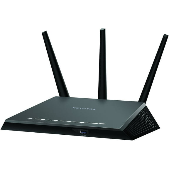 Restored NETGEAR R7000-100NAR Nighthawk AC1900 Dual Band Wi-Fi Gigabit Router with Open Source Support (Refurbished)
