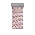 thumbnail image 1 of Floral Bedding Set with Sheet & Covers, Flourishing Nature with Spring Growth Design Stalks and Wildflowers Feminine Pattern, Printed Bedroom Decor 2 Shams, 4 Sizes, Multicolor, by Ambesonne, 1 of 3