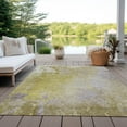 thumbnail image 6 of Addison Rugs Chantille Indoor/Outdoor Transitional Abstract Gold Washable Rectangle Rug, 5' x 7'6", 6 of 6