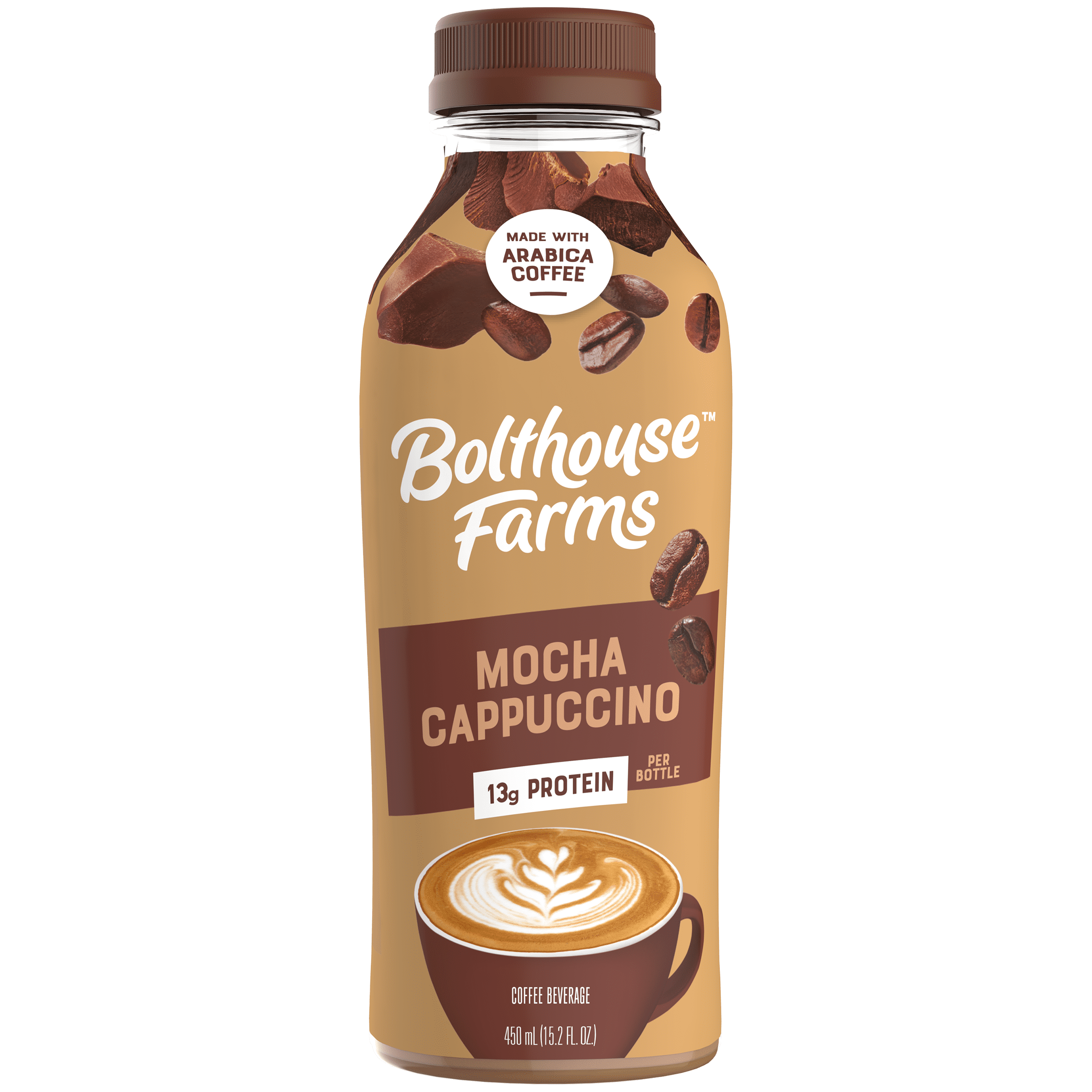 Bolthouse Farms Perfectly Protein Coffee, Mocha Cappuccino, 15.2 fl. oz. Bottle