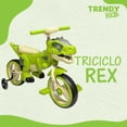 thumbnail image 2 of Triciclo Rex Verde Dinosaurio Trendy Kids, 2 of 6