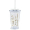 Personalized Maid of Honor Acrylic Tumbler