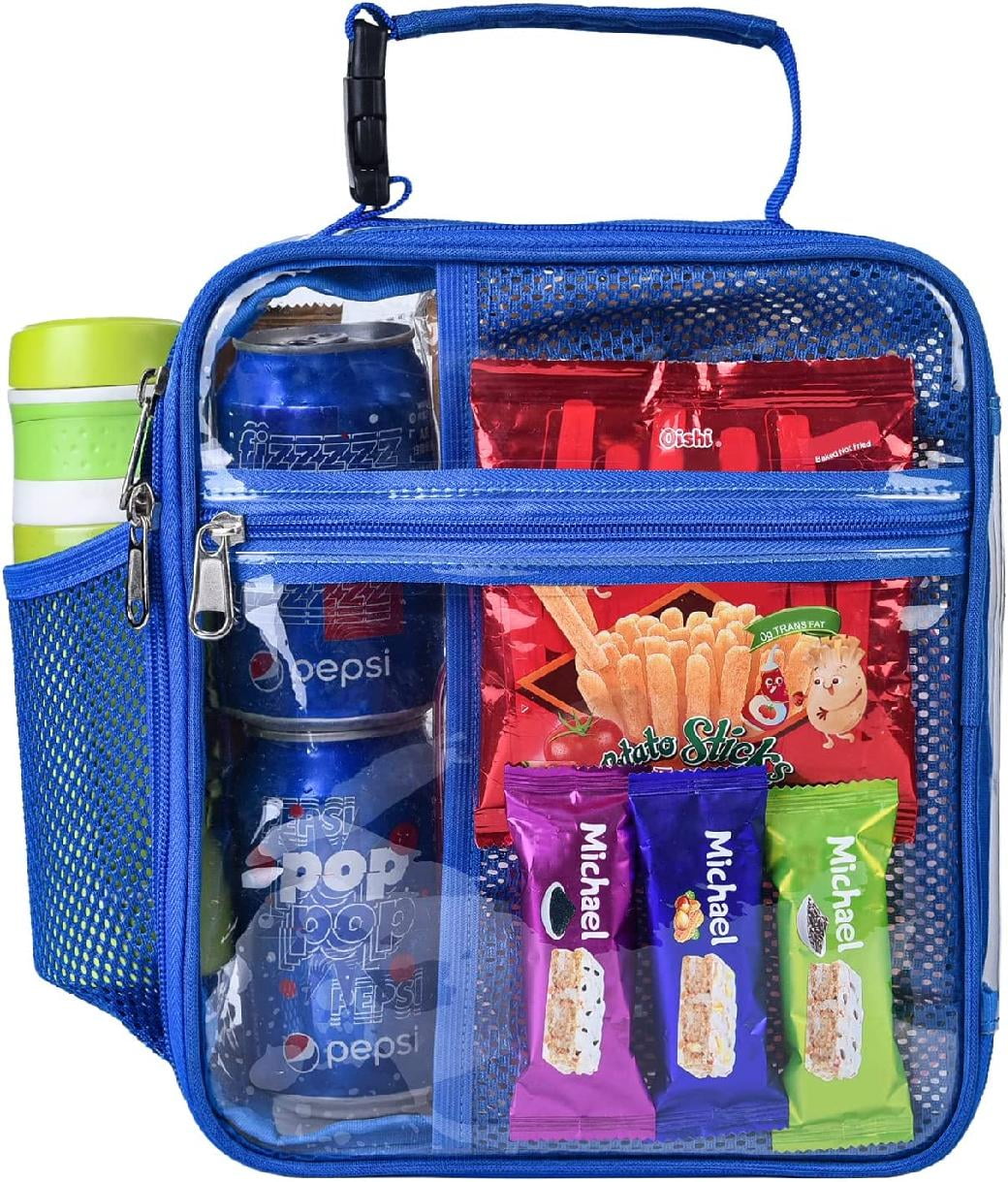 Clear Lunch Bag,MultiPurpose Lunch Bag Transparent Lunch Bag Portable