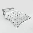 thumbnail image 3 of Ambesonne Modern Bedding Set 3 Pcs, Kings Crown, Twin, Black White, 3 of 3