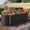 Black-8x2x2FT, variant on Dextrus 8x2x2FT 24" 9-in-1 Galvanized Metal Raised Garden Bed with Free Gloves, Supports & Rubber Parts for Plants Veggies, Cream White