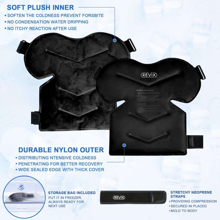 Thrive Shoulder Ice Pack Rotator Cuff Cold Therapy - FSA HSA Reusable  Shoulder Compression Sleeve Hot and Cold Pack for Pain Relief and Rotator  Cuff