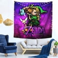 thumbnail image 7 of The Legend of Zelda Tapestry Wall Hanging Wall Art Decor Wall Tapestry for Living Room Bedroom Dorm 59 x 59 inch, 7 of 7