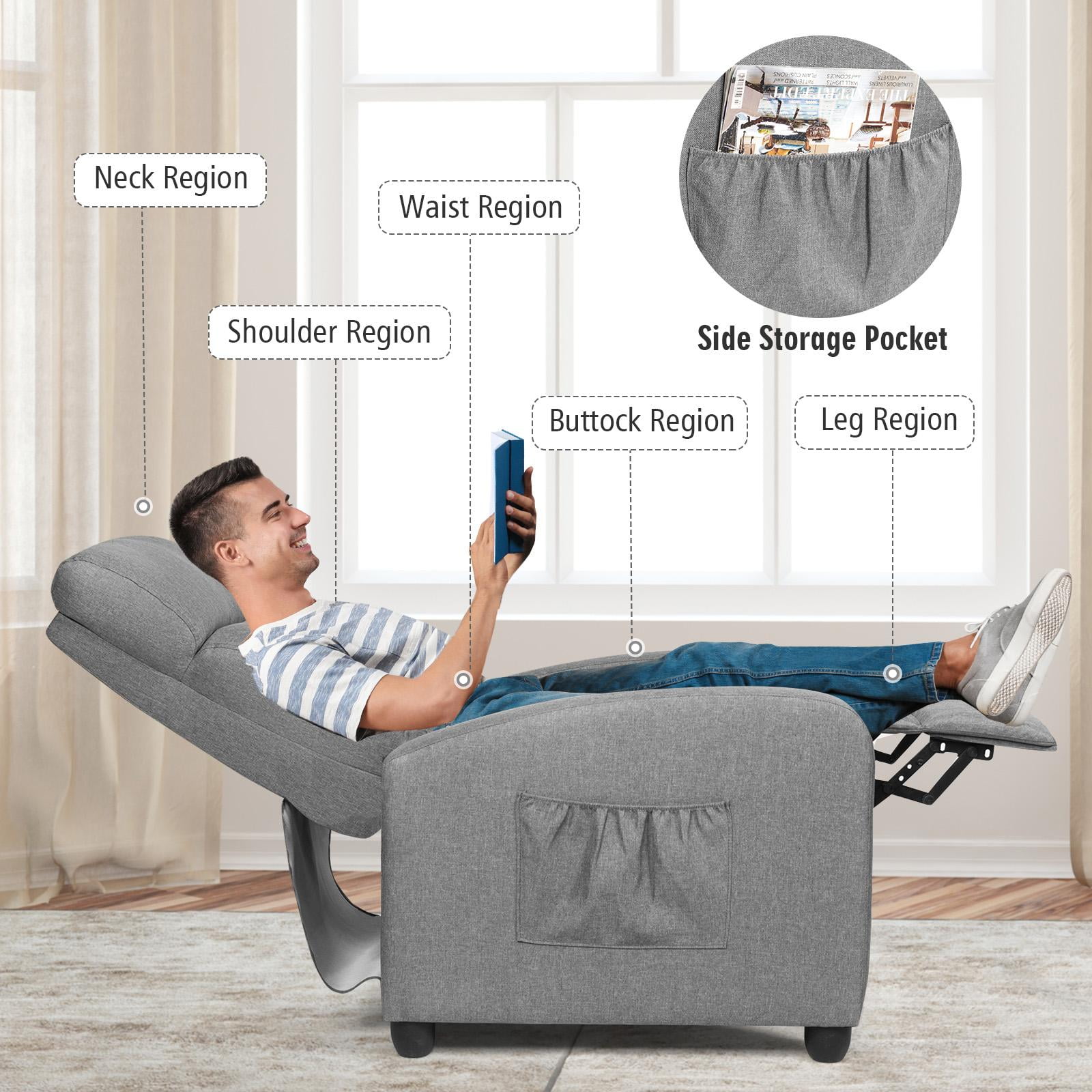 Giantex manual recliner sale