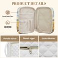 thumbnail image 6 of Xixirimido Bible Cover Case for Women, Quilted Bible Cover Bag with Handle, Bible Carrying Case with Bookmarks Study Supplies Accessories for Men, Black Horse Vibrant Sunflower, 6 of 7