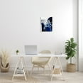 thumbnail image 2 of Stupell Industries Lively Indigo Blue Abstraction Chaotic Line Collage Abstract Painting Unframed Art Print Wall Art, 13 x 19, 2 of 6