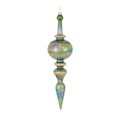 thumbnail image 3 of Melrose 6ct Iridescent Glass Finial Christmas Drop Ornaments 12.5", 3 of 4
