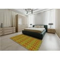 thumbnail image 4 of Ahgly Company Indoor Rectangle Patterned Bee Yellow Area Rugs, 2' x 4', 4 of 6