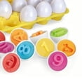 thumbnail image 4 of Juego de huevos a juego de 12 Uds., formas educativas de aprendizaje temprano, clasificación de huevos de reconocimiento de Color, juego de juguetes, 4 of 8