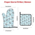 thumbnail image 2 of Salouo Cute Panda Bear for Oven Mitts and Potholders BBQ Gloves-Oven Mitts and Pot Holders Non-Slip Cooking Gloves for Cooking Baking Grilling (4-Piece Set), 2 of 6