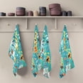 thumbnail image 5 of Coolnut World Map Animals Kitchen Towels Set of 4, Ultra Soft Absorbent Dish Towels Bathroom Hand Towels Reusable Cleaning Cloths Tea Towels 28 x 18 Inch Washcloth Gift, 5 of 7