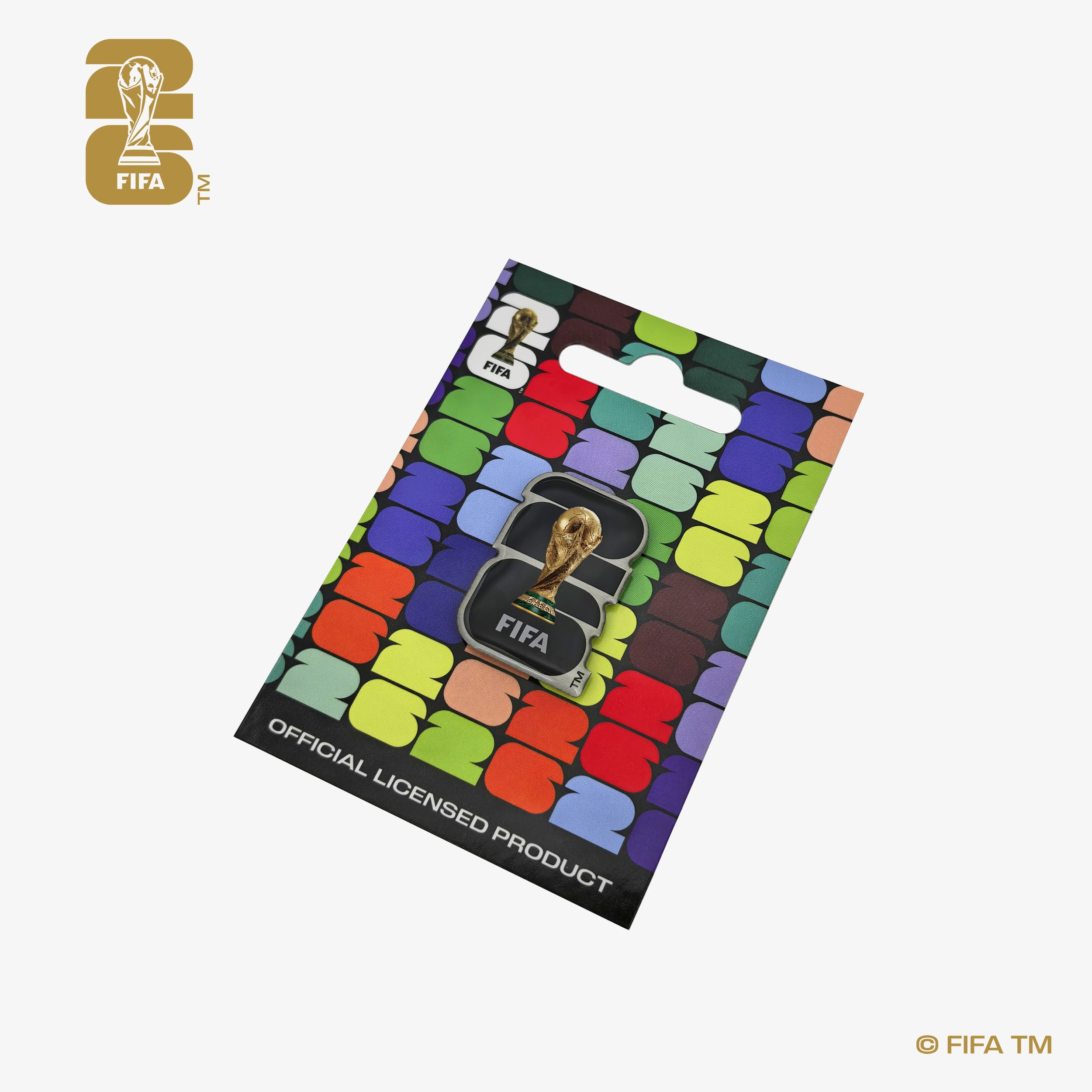 FIFA World Cup 2026 Soccer Official Emblem Collectible Pin, Black