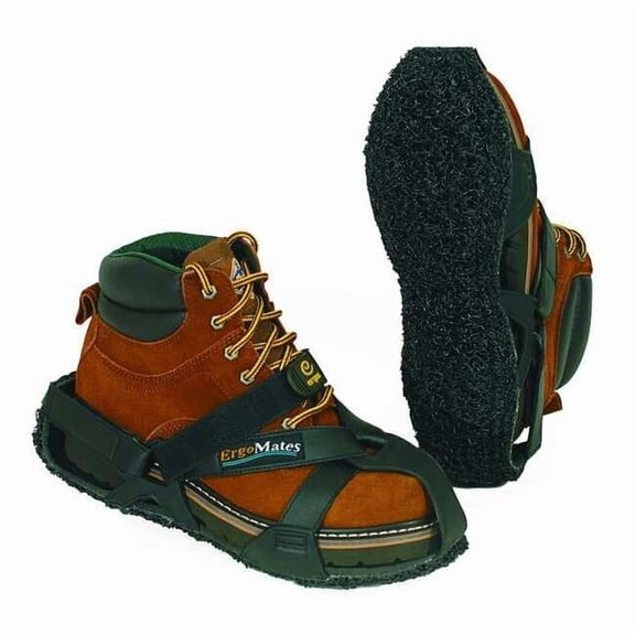 Ergomates Overshoes, PVC, EVA Foam, 3 in Height, Black, S G88903B