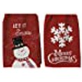 thumbnail image 3 of PBK Primitives by Kathy 2 Piece Bundle Red Christmas Kitchen Towels, Merry Christmas and Let It Snow, 3 of 5