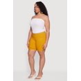 thumbnail image 2 of Women's Plus Size Solid Hyperstretch Pull On Shorts, 2 of 4