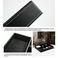 thumbnail image 4 of 4 Compartment Valet Tray, Leatherette Organizer Box Desk  Top Leatherette Storage Box Bedroom Desk Organizer Cosmetic Accessory Storage For Wallets Coins Keys And Jewelry, 4 of 6