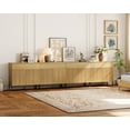 thumbnail image 5 of 126" Wood Drawer Reeded Dresser for Bedroom, 4-In-1 Minimalist Modern Cabinet, Storage Dresser Organizer for Bedroom Living Room Hallway Closet, 5 of 8