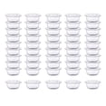 thumbnail image 1 of 50x Tazones Desechables, Recipientes Transparentes Para Almacenamiento De Alimentos Para Bodas, Almuerzos Y Acampadas, 1 of 8