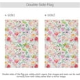 thumbnail image 2 of Spring Summer House Flag 28x40 Double Sided Watercolor Flowers and Plants Garden Yard Flags Welcome Spring Rustic Farmhouse Outdoor Banner Party Home Decor, 2 of 5