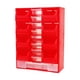 thumbnail image 4 of Cajón organizador de piezas pequeñas Perfecl armario de almacenamiento montado en la pared Rojo, 4 of 8