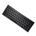 thumbnail image 1 of Silver Frame Laptop Mute Keyboard Sensitive Replace Parts Toetsenbord Slide Dust-proof Keypad Plug Plug and Play Replacement for HP Elitebook 840 G5 US, 1 of 8