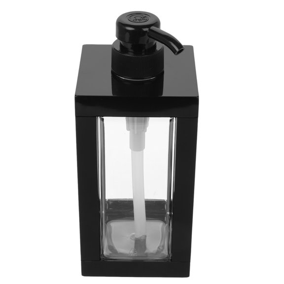 Large Capacity Refillable Shampoo Bottle with Pump Transparent Lotion Dispenser Empty Container for Bathroom Shower Body Wash 750ML