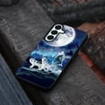 thumbnail image 4 of WIRESTER Shockproof Soft Rubber Cover Case for Samsung Galaxy A16 5G 6.7", Wolf Pack Moon, 4 of 5