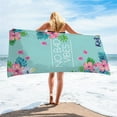 thumbnail image 3 of Beach Towel Microfiber Quick Dry Microfiber Beach Towel Super Lightweight Watercolor Turtle Pattern Bath Towel Sandproof Beach Blanket Multi-Purpose Towel for Travel, 3 of 3