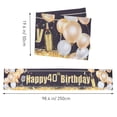 thumbnail image 2 of Happy Birthday Backdrop Banner Party Background Decorative Banner Photo Prop, 2 of 8