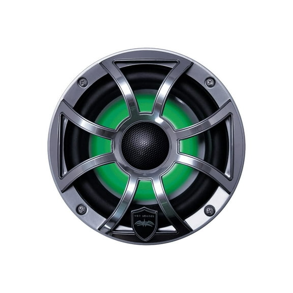 Wet Sounds Revolution REVO6 - Speakers - for marine - 100 Watt - 2-way - coaxial - 6.5" - stainless steel, gunmetal