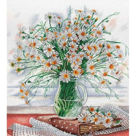 UPC: 4627077366530 | Field Flower Tenderness SNV-533 Counted Cross-Stitch Kit MP Studia