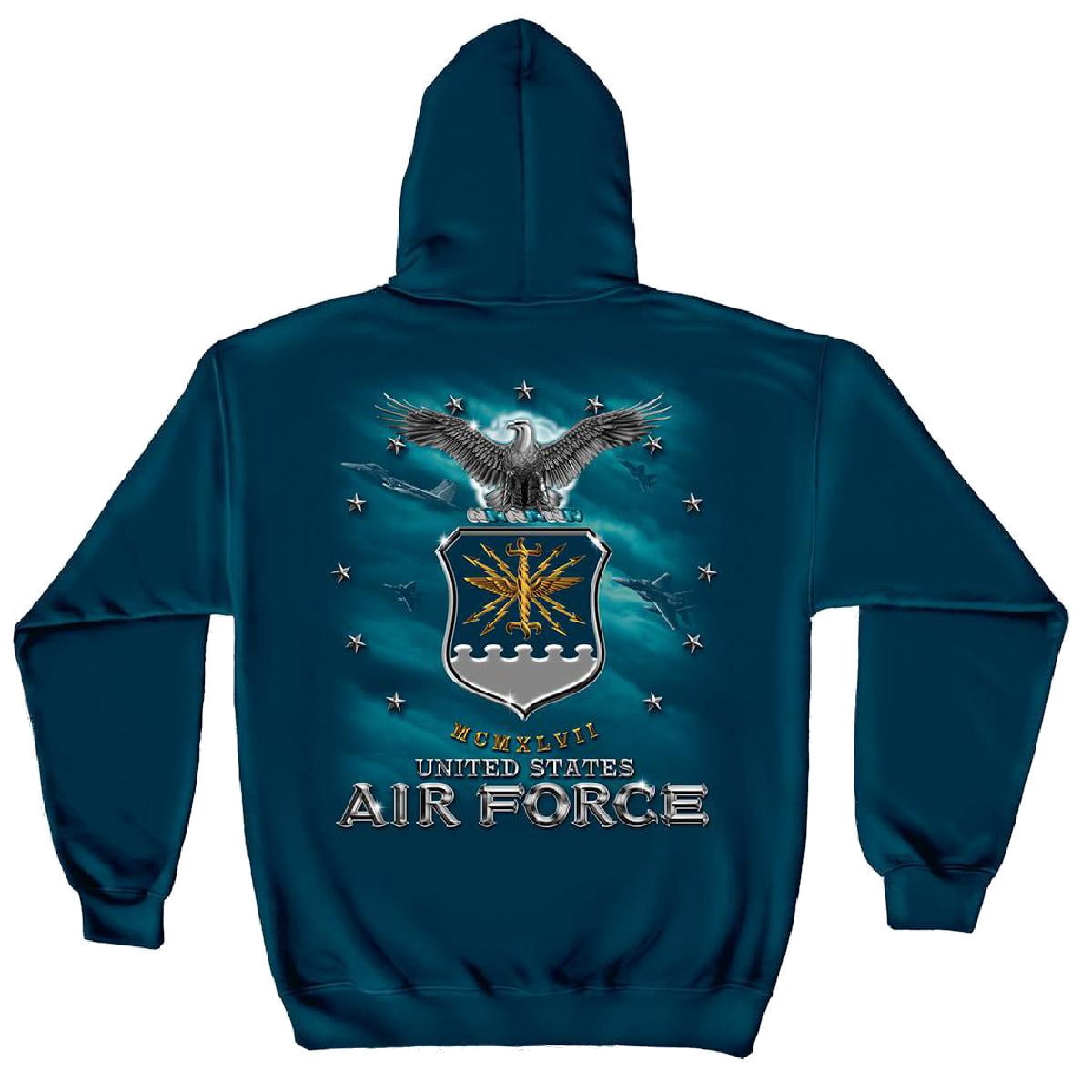 air force blue sweatshirt