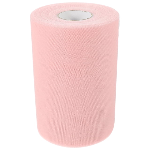 KAKOWELY 1 rollo de tela de tul para manualidades, rollo de malla multiusos, cinta de tul para manualidades