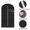 thumbnail image 3 of Pack Of 5 Garment Bags, Suit Transport Bag, Protective Cover, Garment Bags With Zip, 100 X 60 Cm, Suit Bag, Dustproof Clothing Cover For Travel, Cloth, 3 of 5