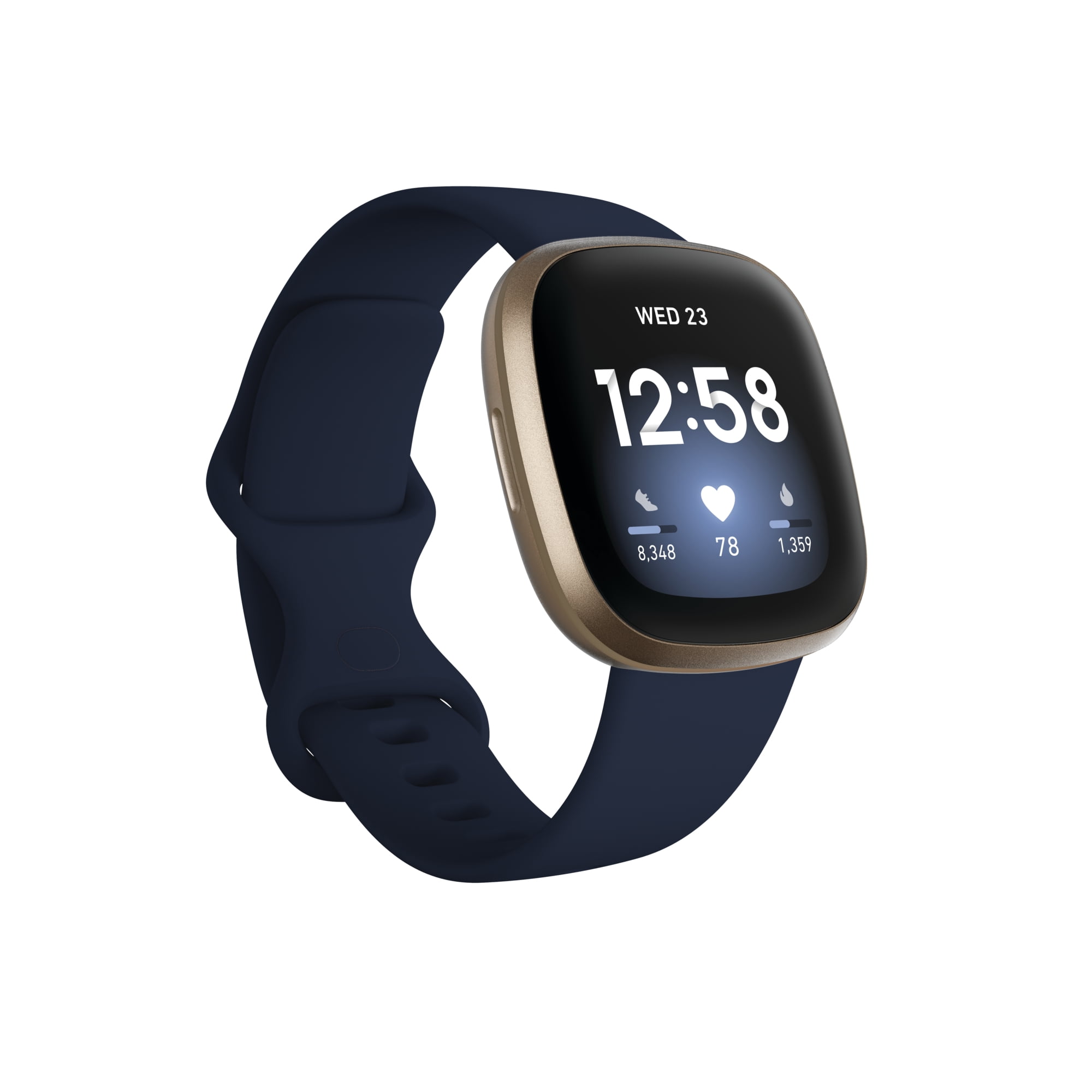 FB504RGPK for sale online Fitbit Versa Fitness Smartwatch Peach/Rose-Gold Aluminium 