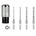 thumbnail image 1 of TIELUTT Adapter with Drill Bits Functional To Drill Converter with Adapter and Bits Quick Release Adapters 4 Hole Saw Foam Cylinders Hollow Center Mini Saw 4 1/2 5/8 Hole Saw Bit 4 1/2 Circular Saw 7, 1 of 6