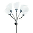 thumbnail image 2 of Mainstays 5-Light Multihead Floor Lamp, Silver with White Shade and a Metal Base, 2 of 8