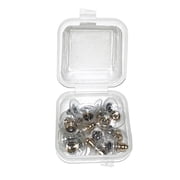 Essentials Brand Earring Back Barrel with Disks Set, 20 Pieces