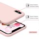 thumbnail image 3 of iPhone X Case, iPhone Xs Case, Liquid Silicone Soft Gel Rubber Slim Cover with Microfiber Cloth Lining Cushion Shockproof Full Body Protective Phone, 3 of 4